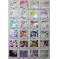 Hot selling!3D polyester laser glitter flake for nail art, make up,cloth decoration, ornament for all festival etc